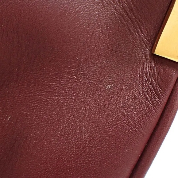 Cartier shoulder bag mast line ladies bordeaux calf leather - Picture 4 of 7